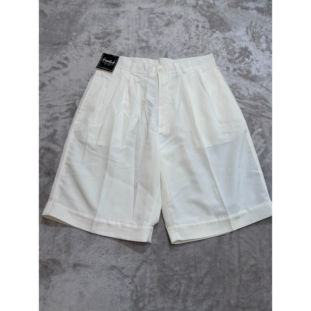 Trust by Monobaik Shorts Womens 33 Ivory Sheer Pockets Couture Collection NWT
